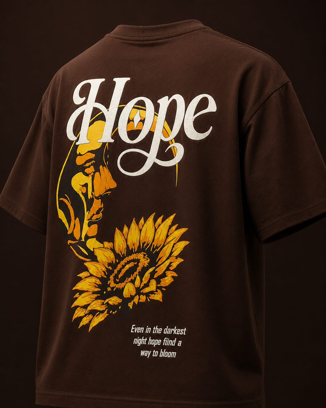 PERENNIAL HELIANTHUS — Oversized Tshirt