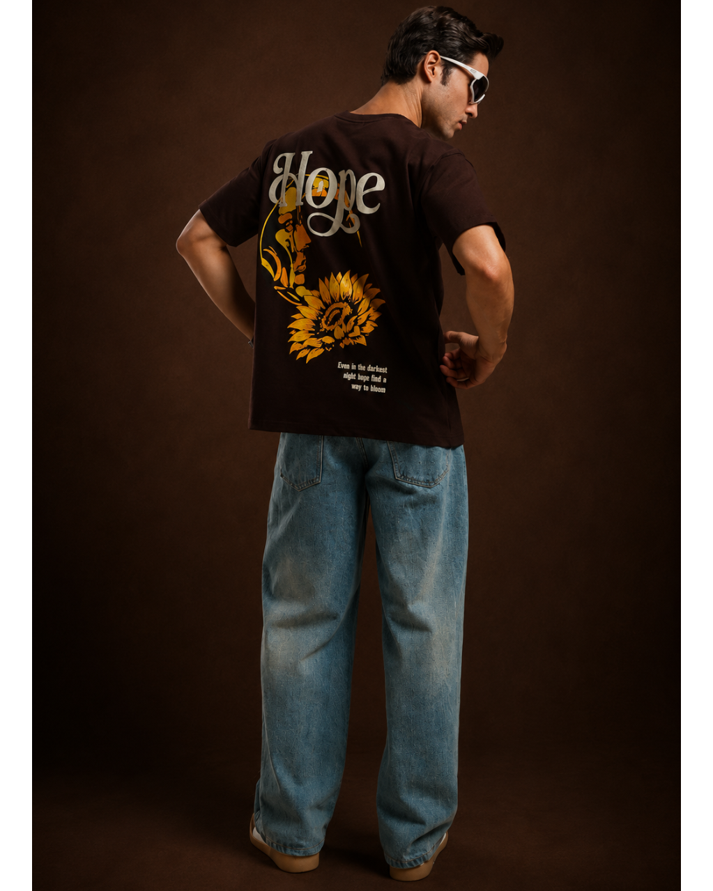 PERENNIAL HELIANTHUS — Oversized Tshirt