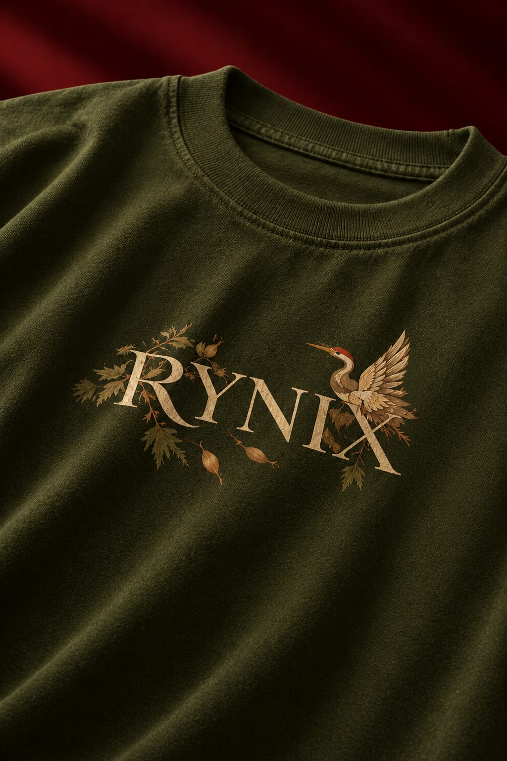 Olive Wings Oversized T-Shirt