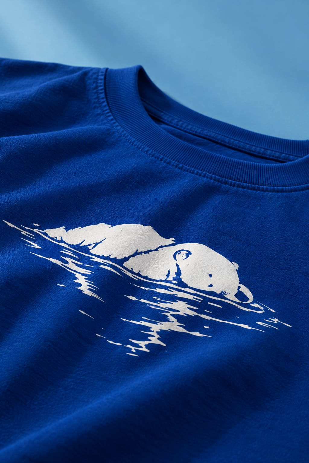 Polar Blue Oversized T-shirt