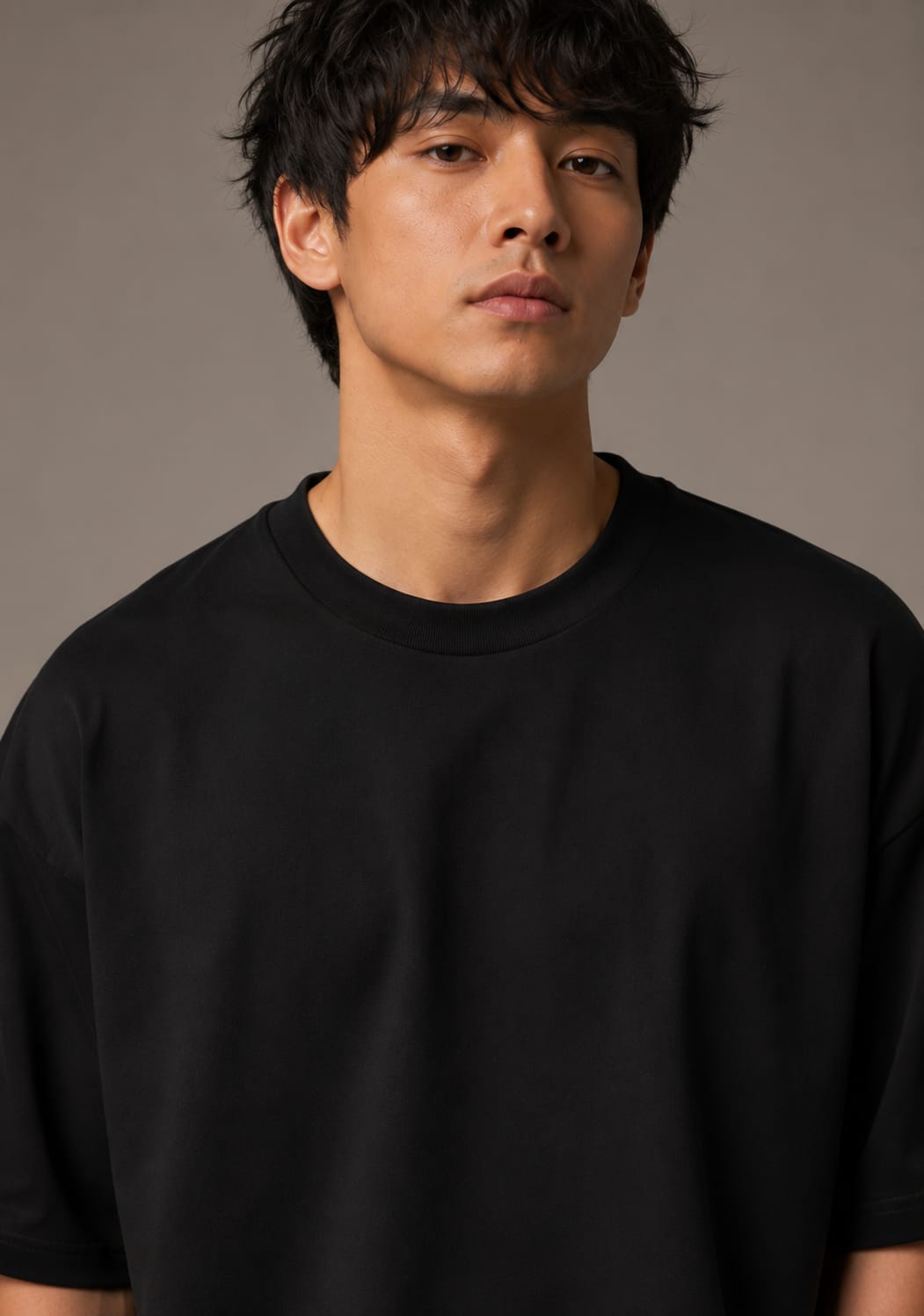 Jet Black Oversized T-Shirt