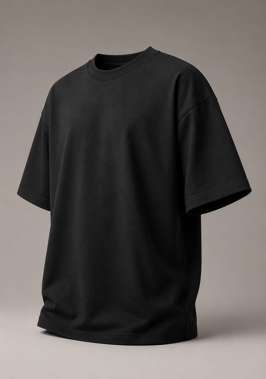 Jet Black Oversized T-Shirt