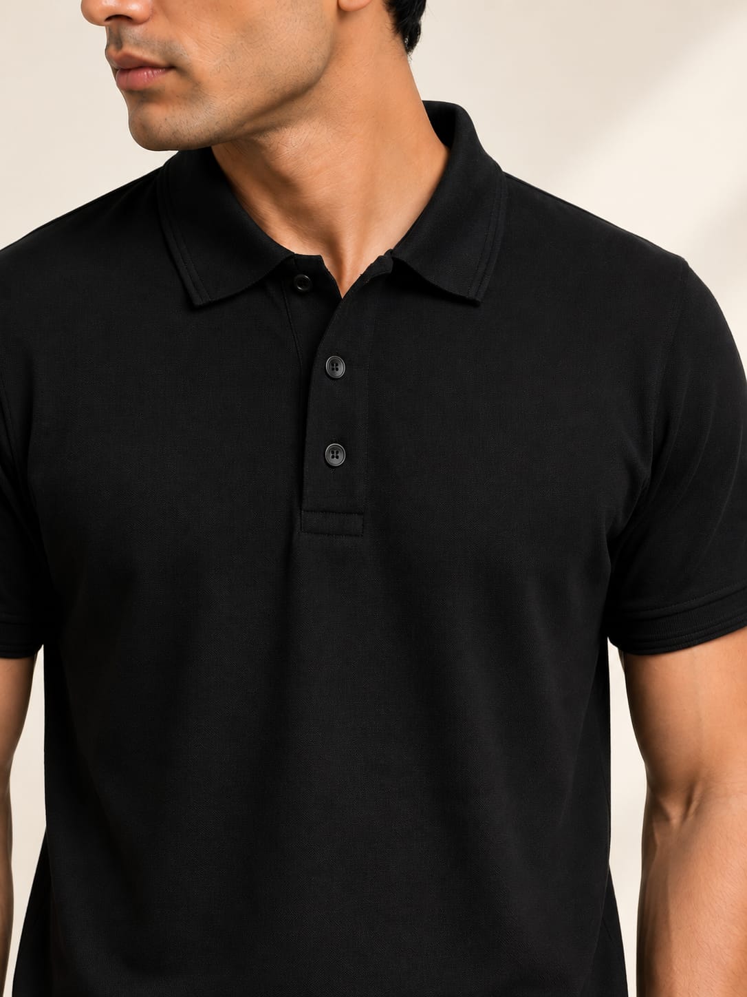 Essential Polo – Jet Black