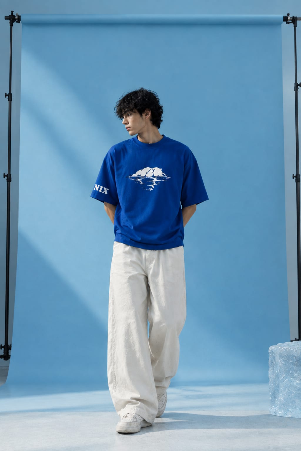 Polar Blue Oversized T-shirt