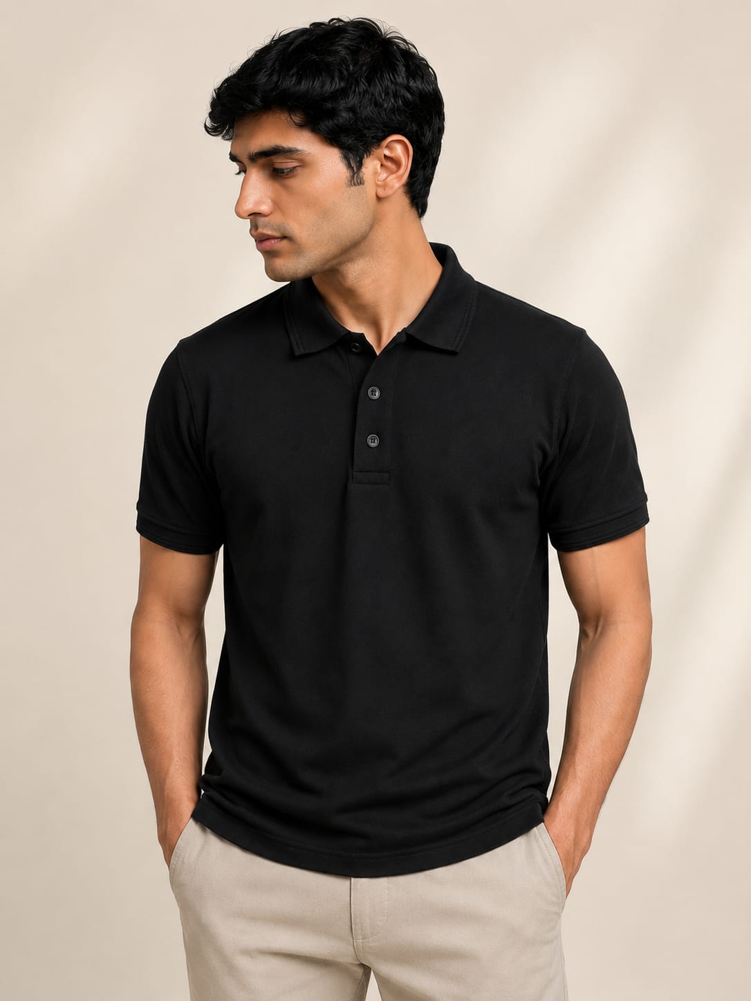 Essential Polo – Jet Black