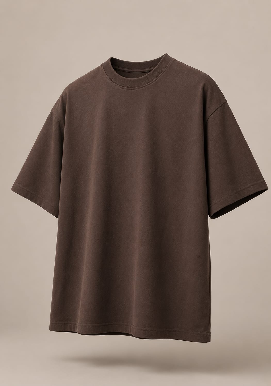 Urban Brown Oversized T-Shirt