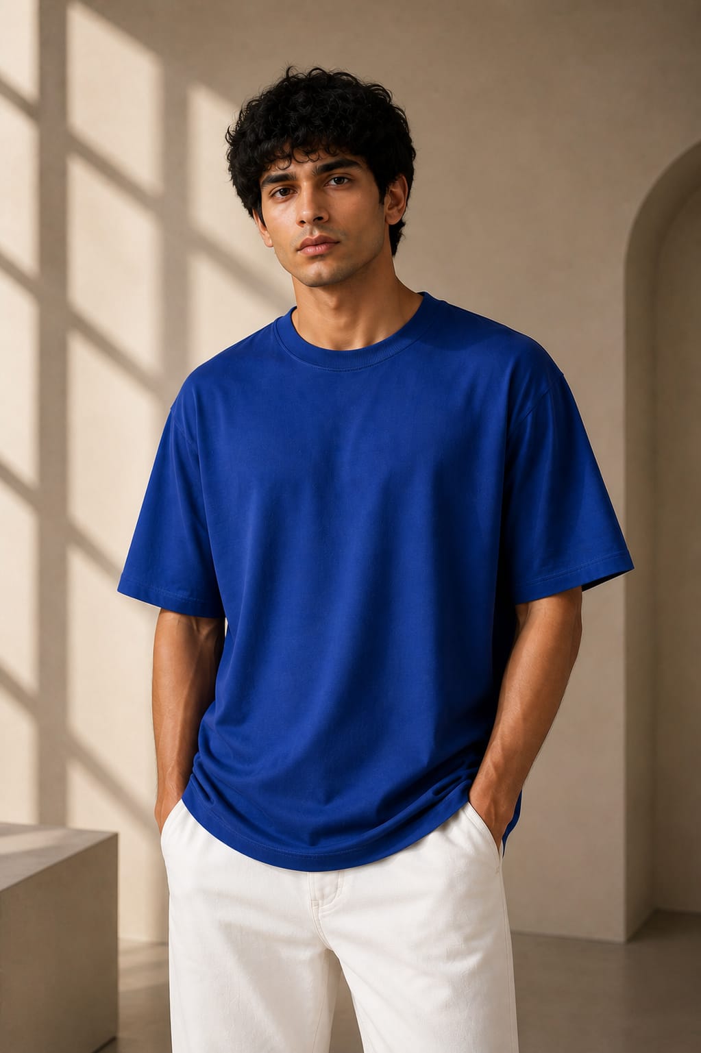 Royal Blue Oversized T-shirt