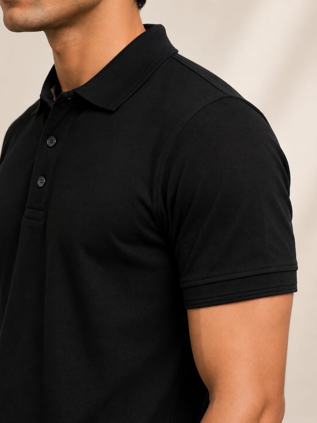 Essential Polo – Jet Black