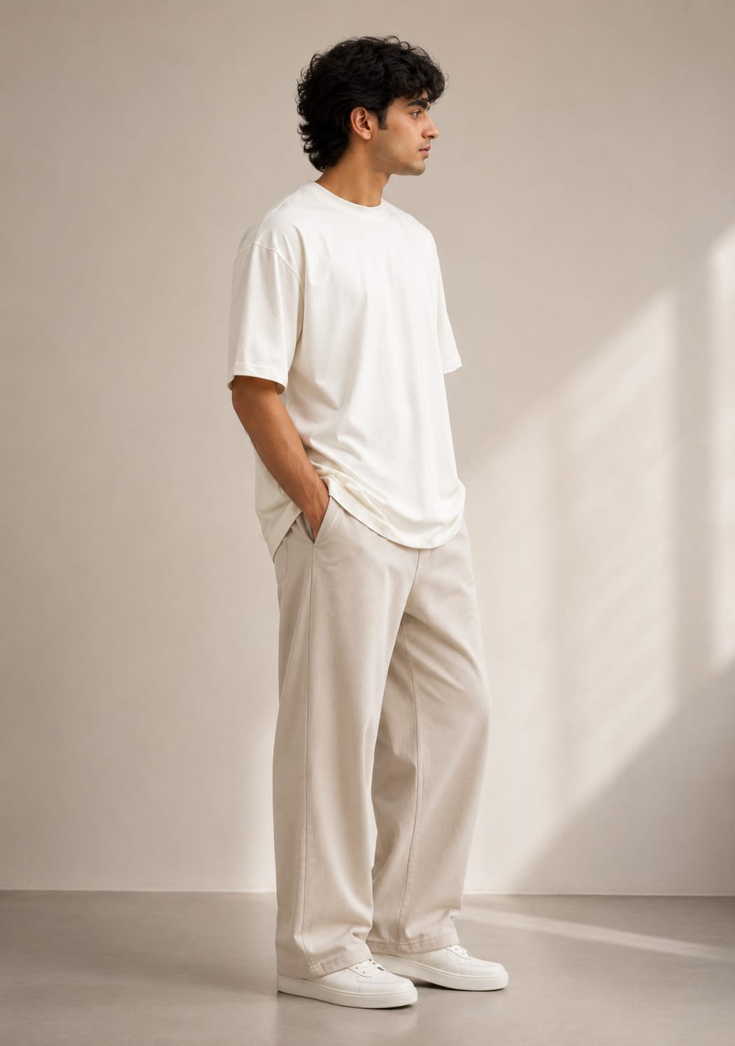 Off White Oversized T-Shirt