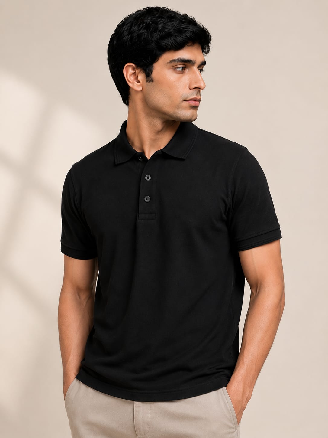 Essential Polo – Jet Black