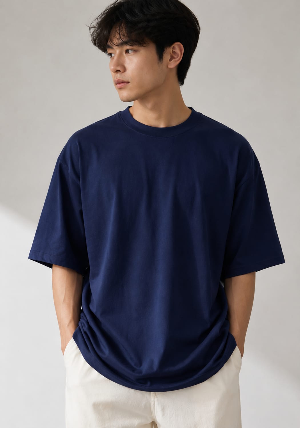 Deep Navy Oversized T-Shirt