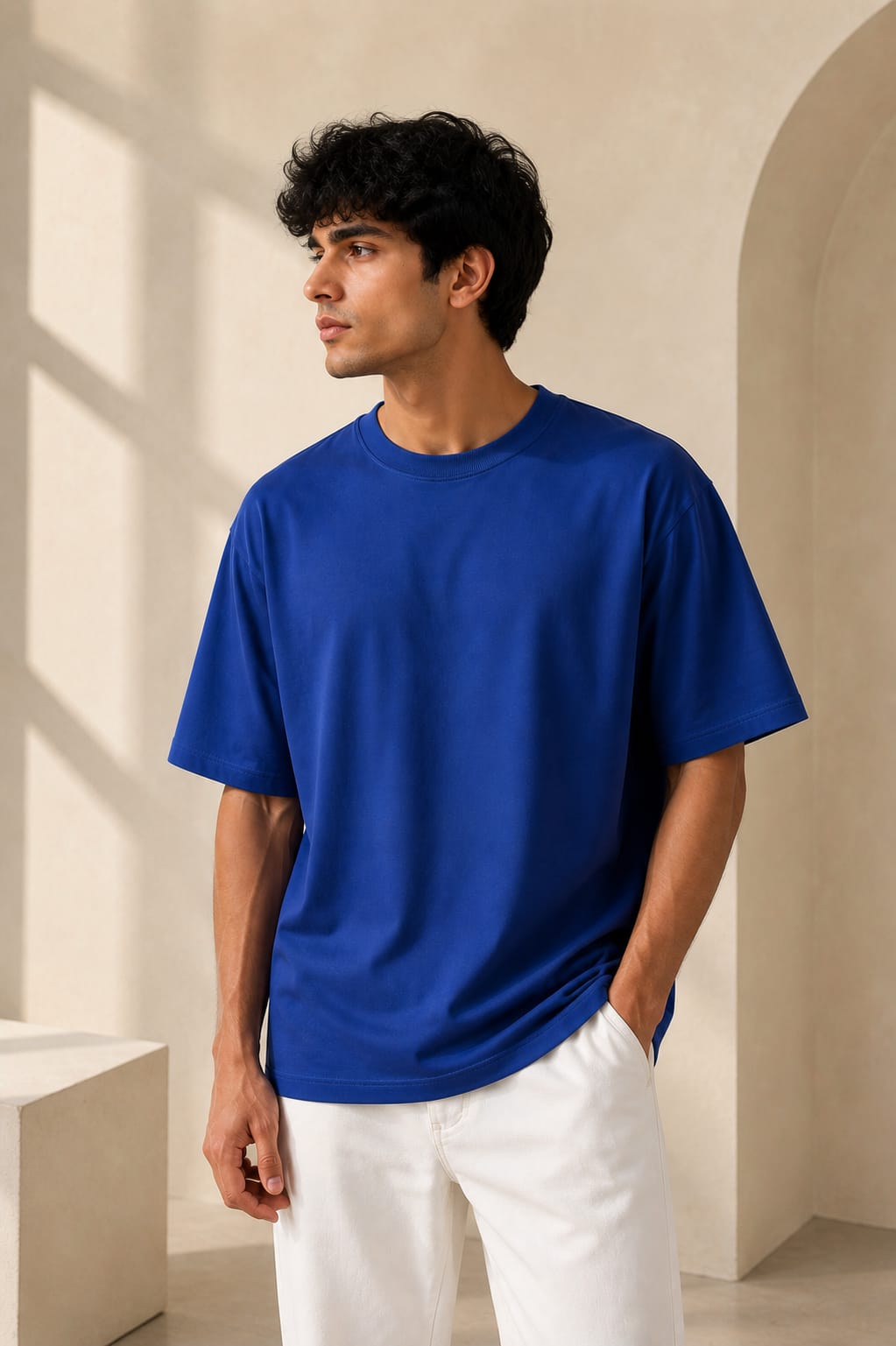 Royal Blue Oversized T-shirt