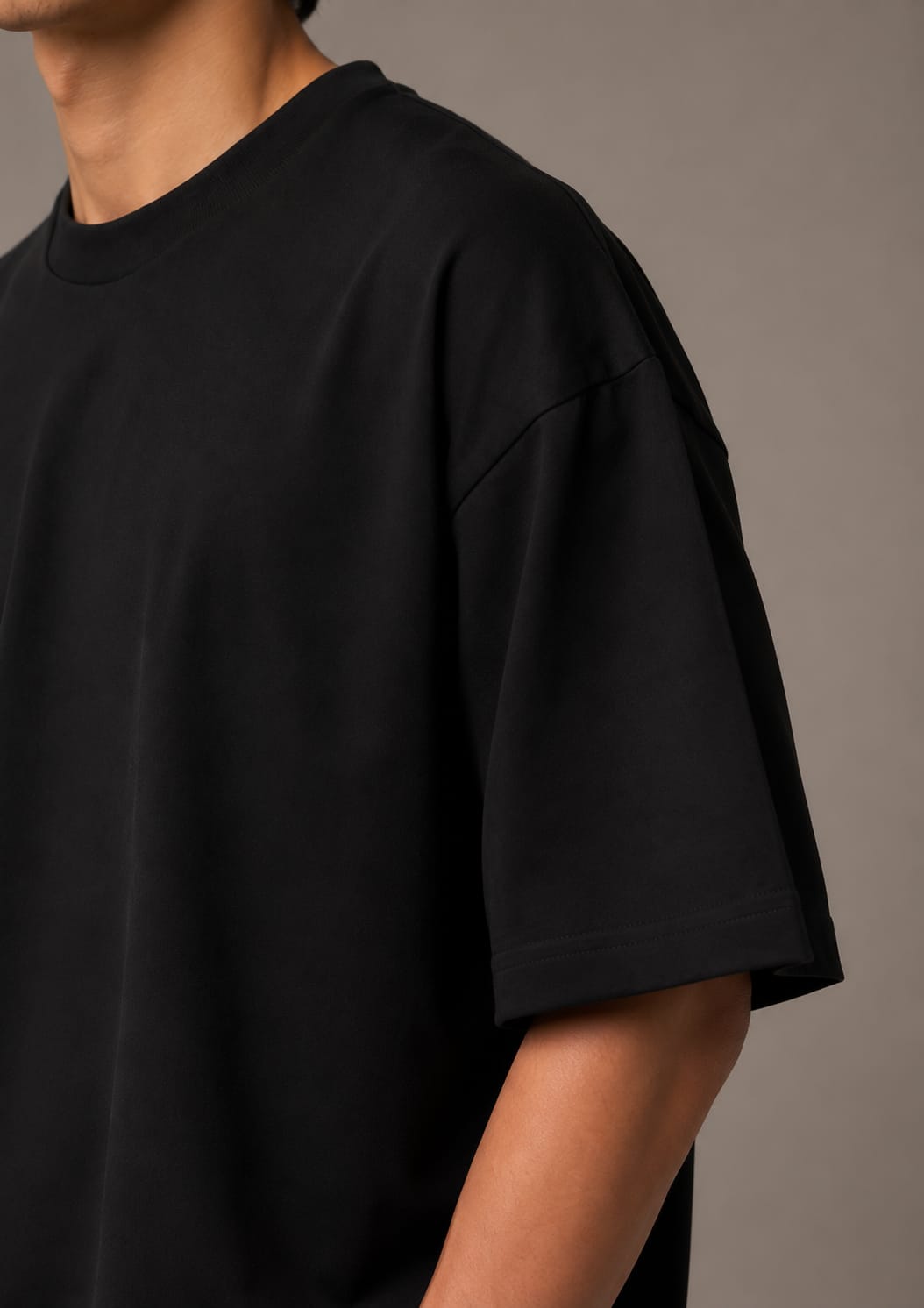 Jet Black Oversized T-Shirt