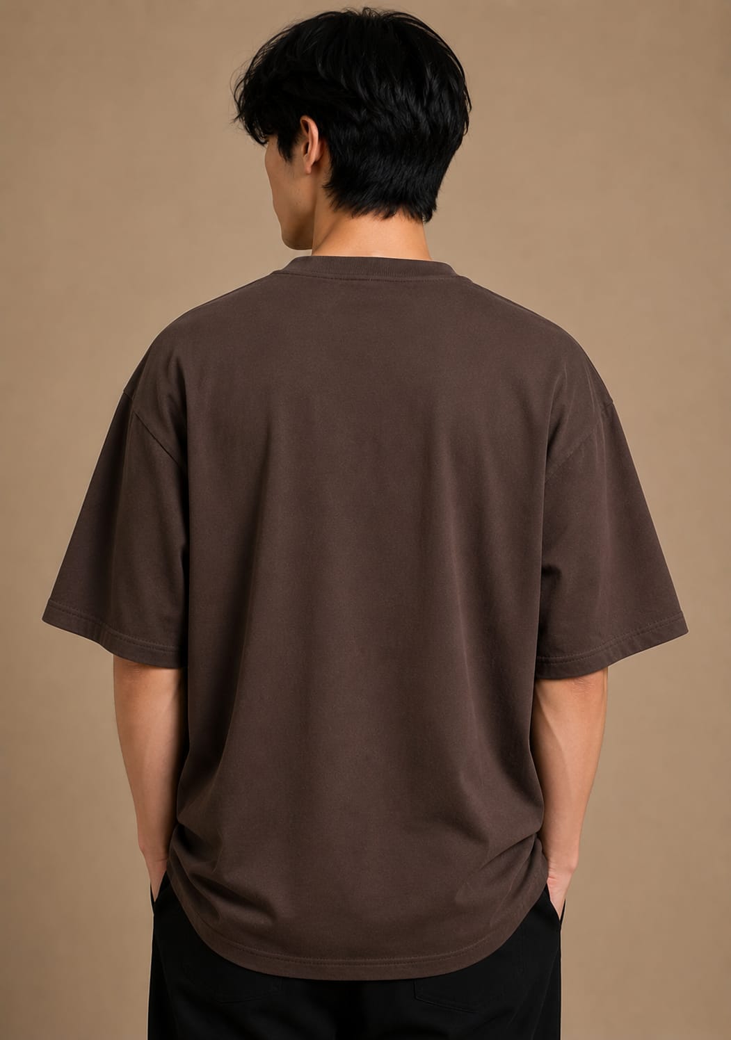 Urban Brown Oversized T-Shirt